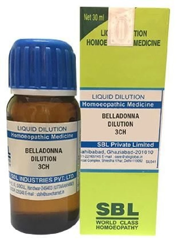SBL Homeopathy Belladonna Dilution, 3 CH-1.webp